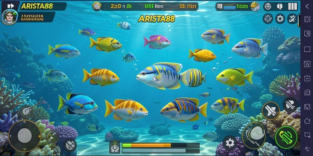 Gameplay seru dalam ARISTA88 yang penuh tantangan Tembak Ikan.
