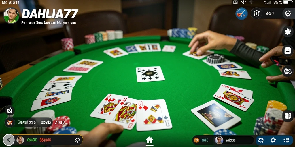 Tampilan gameplay DAHLIA77 yang seru dan interaktif.