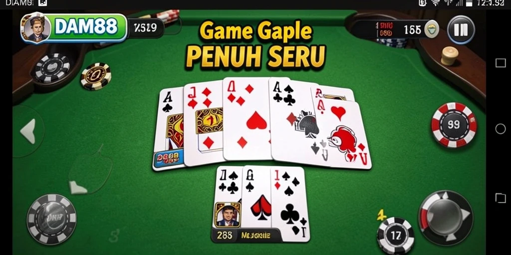 Tampilan gameplay seru dari DAM88 dengan pemain yang berkompetisi.