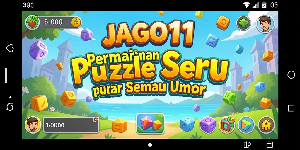 Tangkapan layar JAGO11 menampilkan gameplay Puzzle yang menantang dan interaktif.