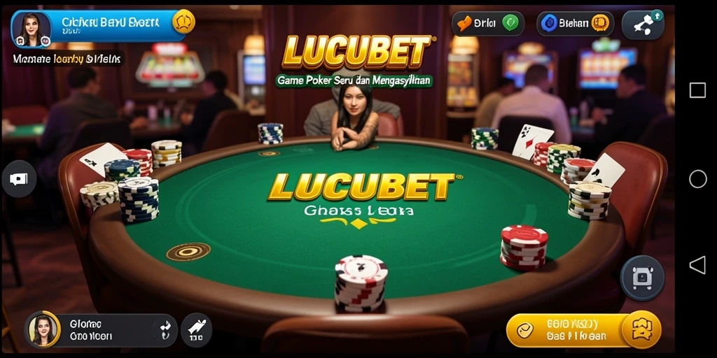 Tampilan menarik dari gameplay LUCUBET yang mendebarkan.