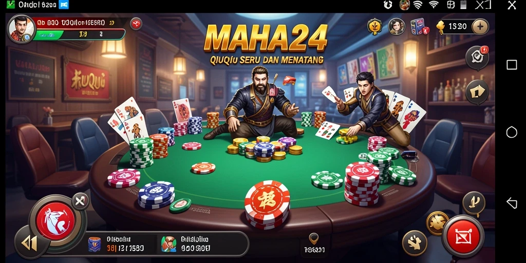 Screenshot utama MAHA24 menampilkan gameplay seru QiuQiu.