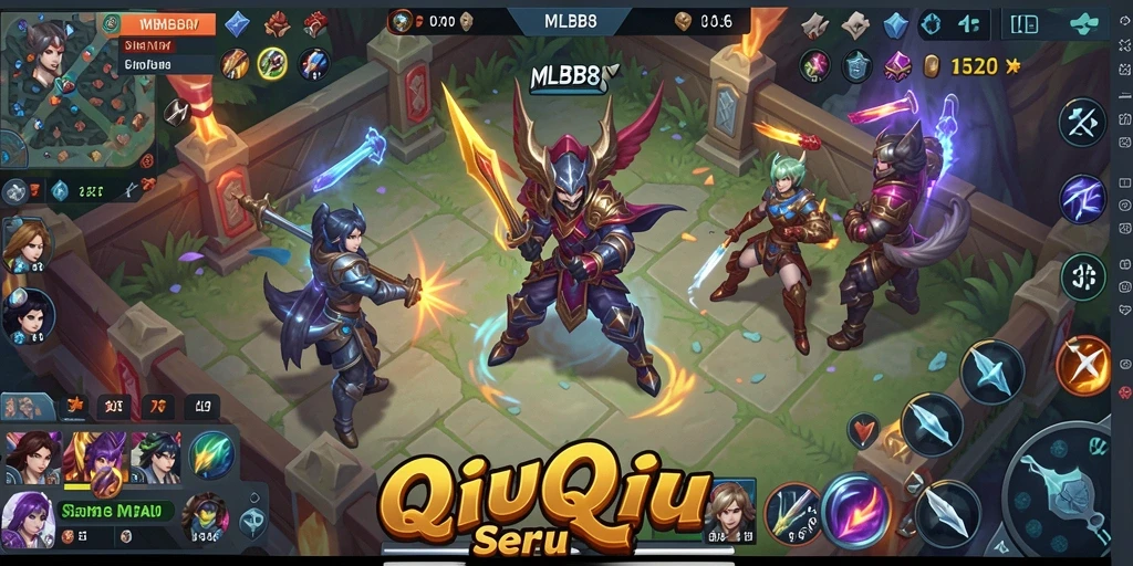 Tangkapan layar gameplay QiuQiu yang seru di MLBB8.