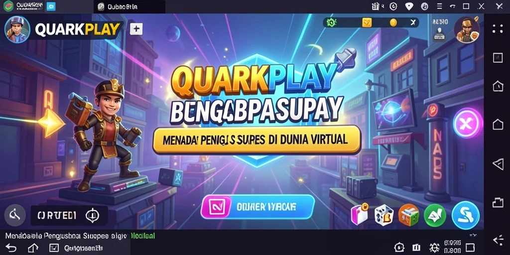 Screenshot gameplay <strong>QUARKPLAY</strong> menunjukkan momen seru dalam manajemen bisnis.