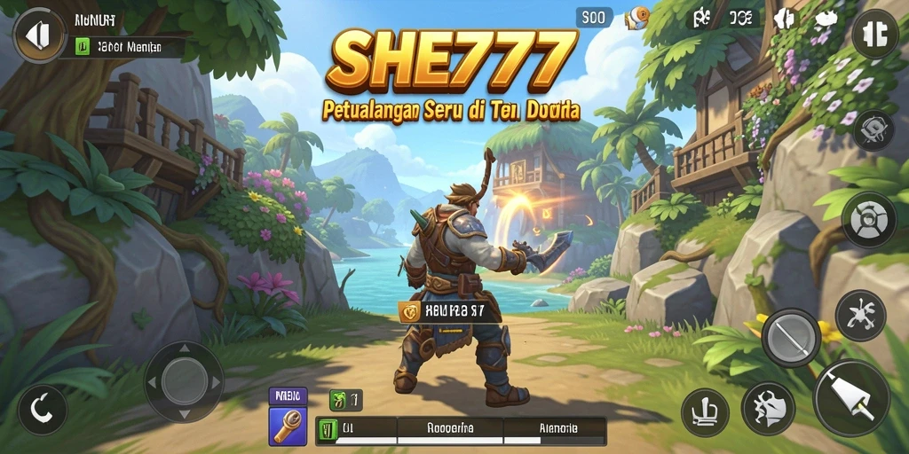 Menampilkan gameplay menawan di dunia terbuka SHE777.
