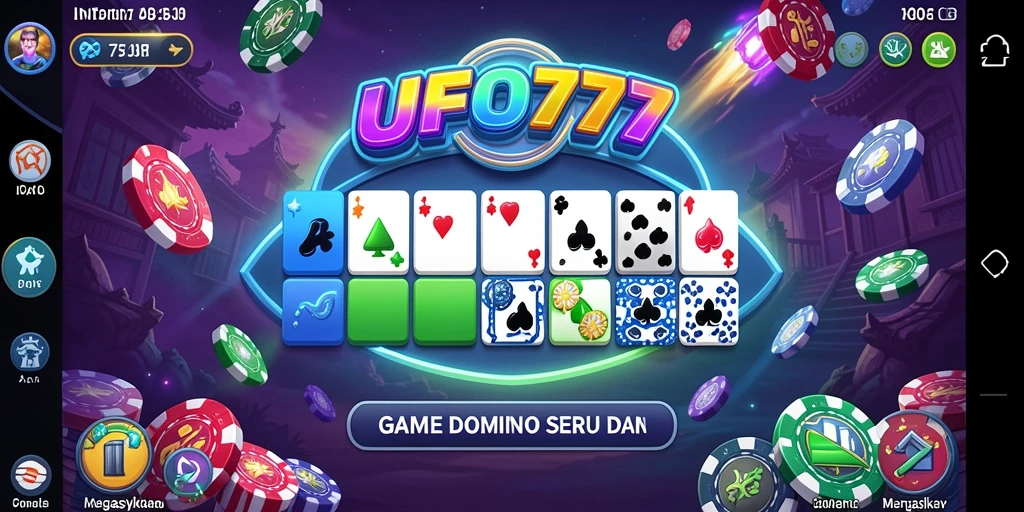 Tampilan gameplay seru dan interaktif di UFO777.